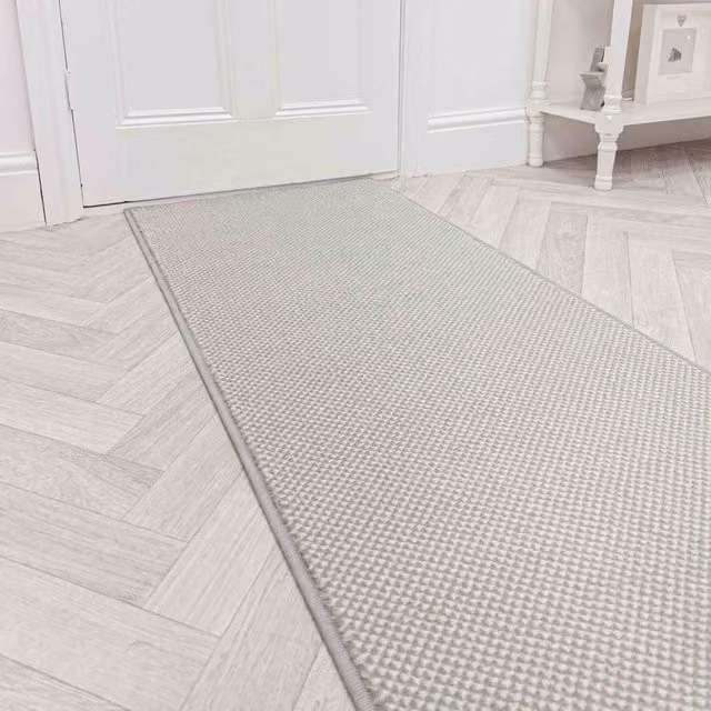 runrug Hazy Grey Hallway Carpet Runner Rug, W/D/H: 60 x 210 cm – 1