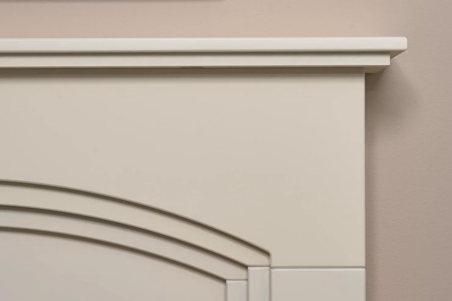 Adam Fires & Fireplaces Truro Fireplace in Cream and Beige with Blenheim Electric Fire in Brass and Copper – 3