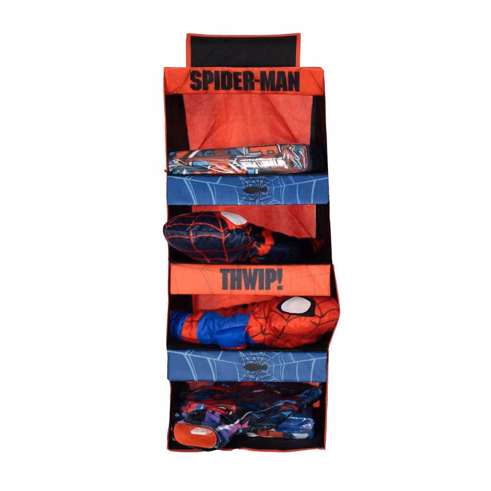 Marvel Spider-Man Multicolour Fabric Hanging Storage Organiser – 2