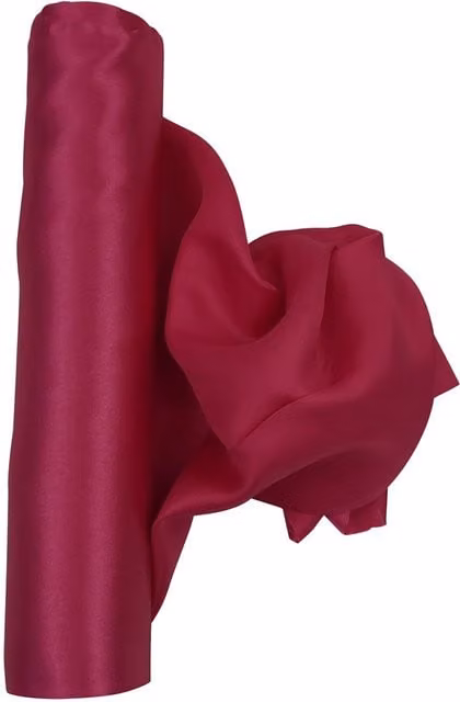 Neel Blue Solid Satin Fabric Roll for Wedding Décor and Drapery, W: 20 cm, H: 29 cm – 1