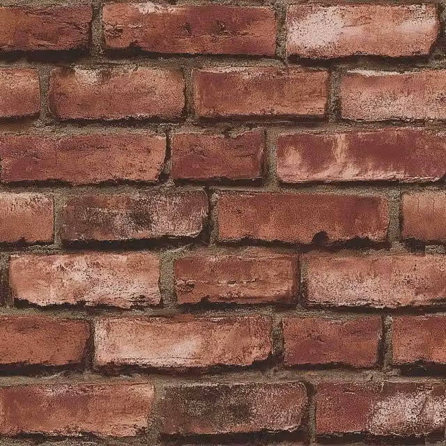 I Love Wallpaper Deansgate Industrial Red Brick Wallpaper