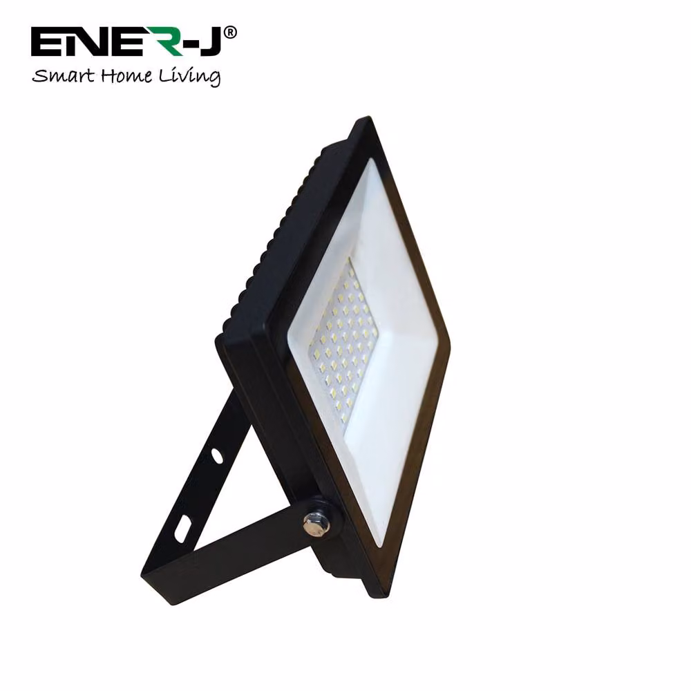 ENER-J 50W LED Floodlight with Non-Dimmable 5A RF Receiver in Black – 2