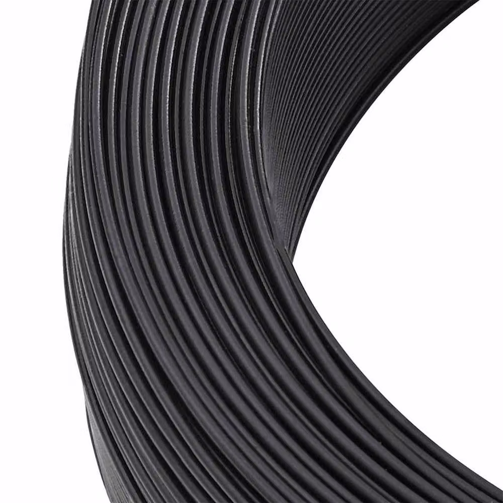 Berkfield Home Anthracite Black Plastic Coated Steel Fence Binding Wire, 250 m, 0.9/1.4 mm – 5