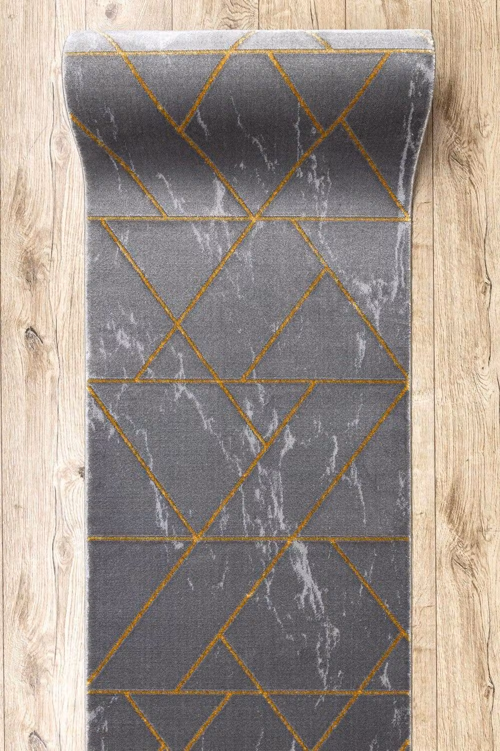 RugsX Exclusive Emerald Table Runner in Grey, W/D/H: 80 x 150 cm – 4