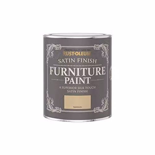 Rust-Oleum Sandstorm Yellow Satin Furniture and Skirting Board Paint, 0.75 l – 2