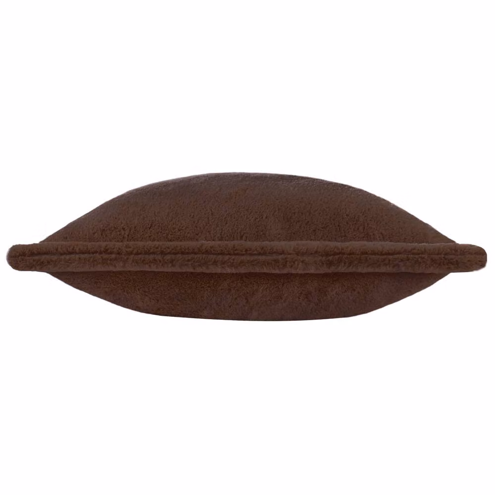 Furn Kallu Reversible Faux Fur Cushion in Brown, W/D/H: 55 x 55 x 55 cm – 3
