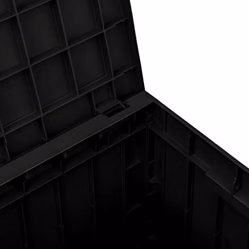vidaXL Black Garden Storage Box W/D/H: 55.5 x 43 x 53 cm – 4
