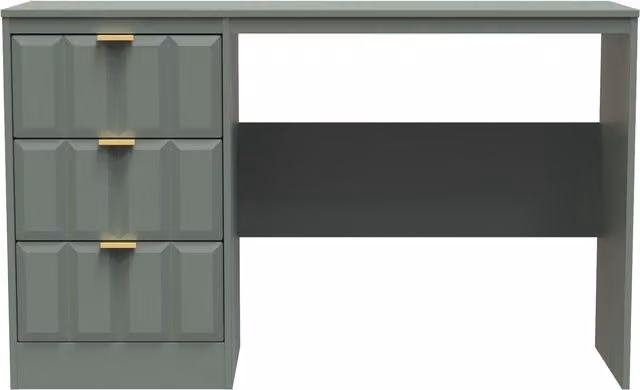 Ready Assembled 2 U Seattle 3 Drawer Desk in Pale Green