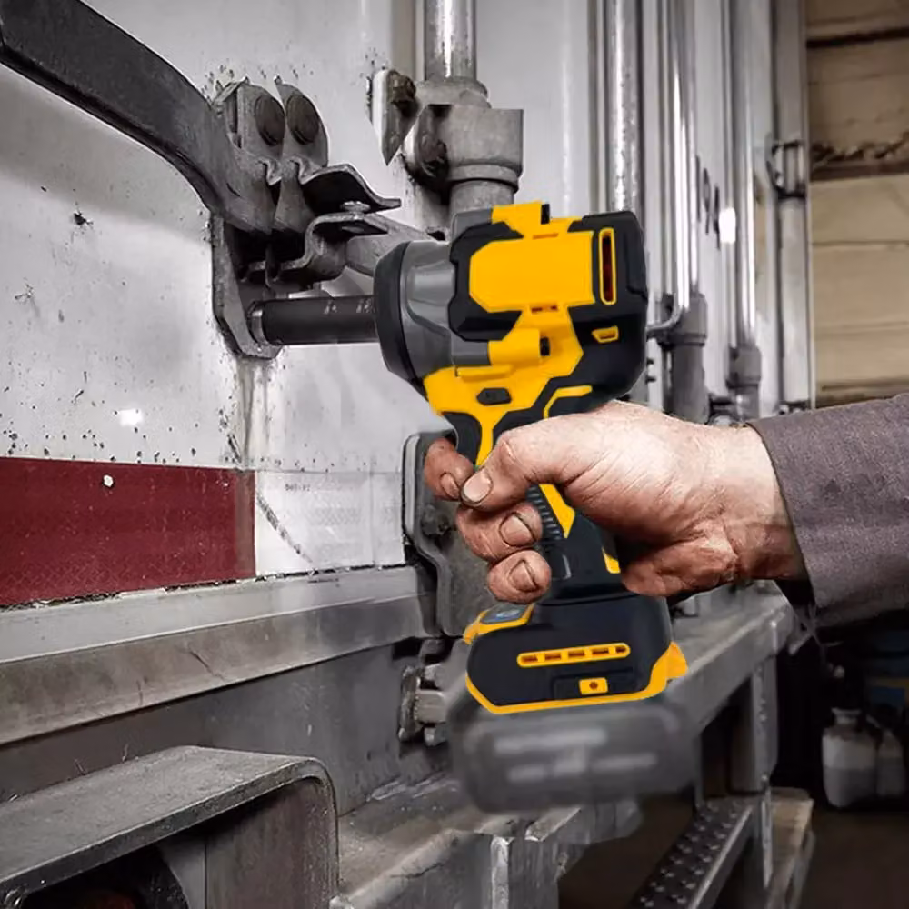 DeWalt 18V Cordless Brushless Impact Wrench with 800Nm Torque in Yellow – 4