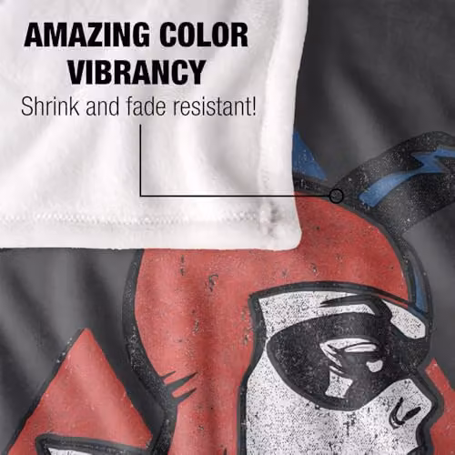 LOGOVISION Batman Harley Quinn Profiling Silky Touch Super Soft Fleece Throw Blanket, Multicolour, W: 91.44 cm, L: 147 cm – 3