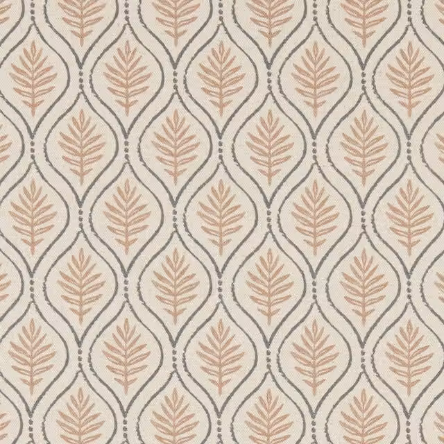 Ashley Wilde Calvia Fabric in Pink and Beige