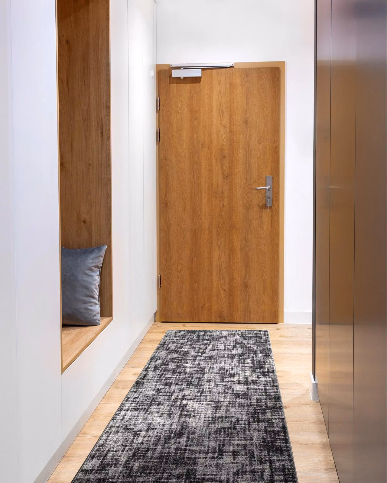 RugsX Silver Fasti Runner in Grey, W: 120 cm, L: 320 cm – 3