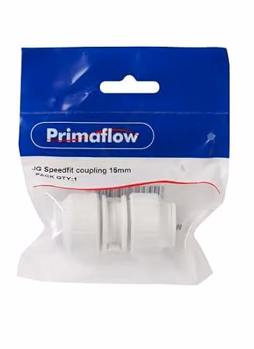 John Guest Speedfit Straight Connector, White, 15 mm (Pack of 10) – 2