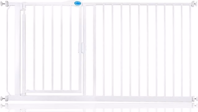 Bettacare Auto Close Extendable Stair Gate, White, W: 154.5 cm - 161.2 cm