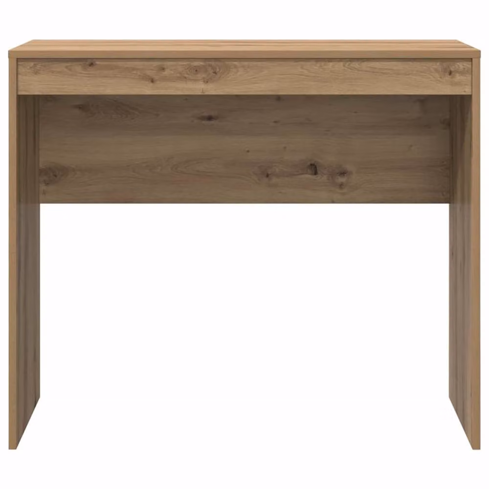 Berkfield Home Elegant Writing Desk in Artisan Oak and Brown MDF – 4