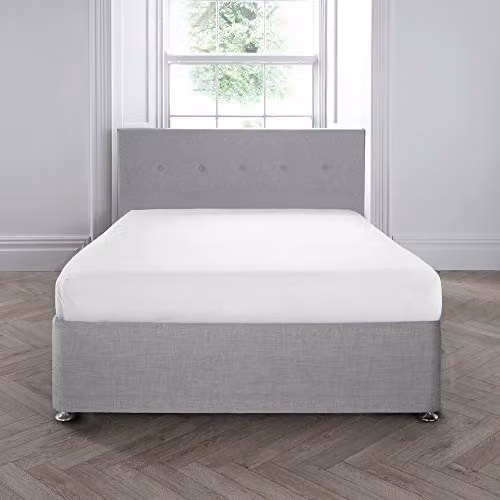 Appletree Premium 200TC 100% Cotton Percale Deep Fitted Sheet, White, W/D/H: 90 x 190 x 35 cm – 2