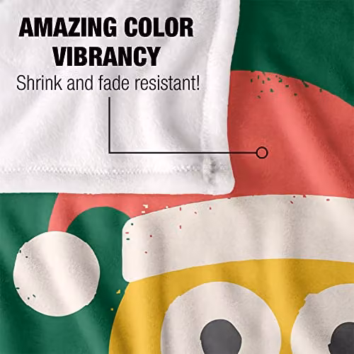 LOGOVISION White Christmas Fleece Throw Blanket, W/D/H: 152 x 127 cm – 3