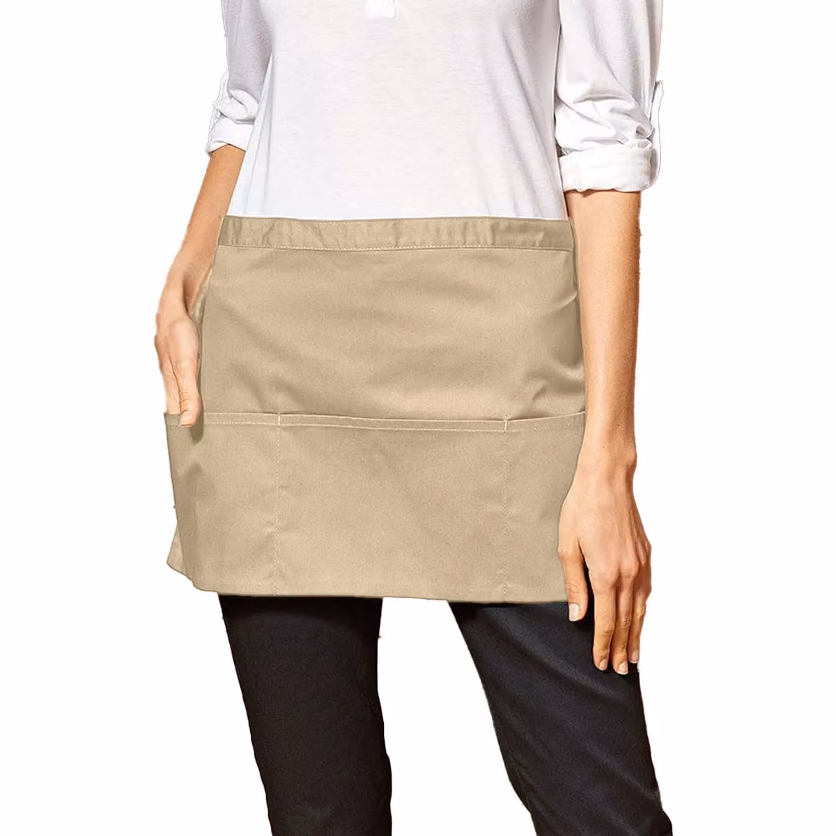 Premier Beige 3 Pocket Short Apron – 2