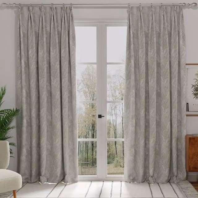 Terrys Keshiki Made to Measure Blackout Fabric Panel Curtain in Alabaster