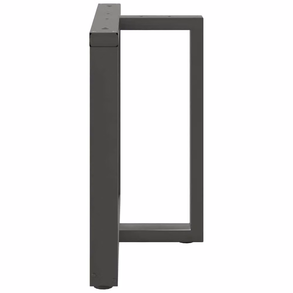 Berkfield Home Modern T-Shaped Dining Table Legs, 2 Pieces, Anthracite, W: 90 cm, D: 35 cm, H: 72-73 cm – 3