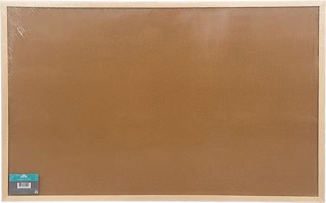 i-doodle Brown Cork Board, Width: 60 cm