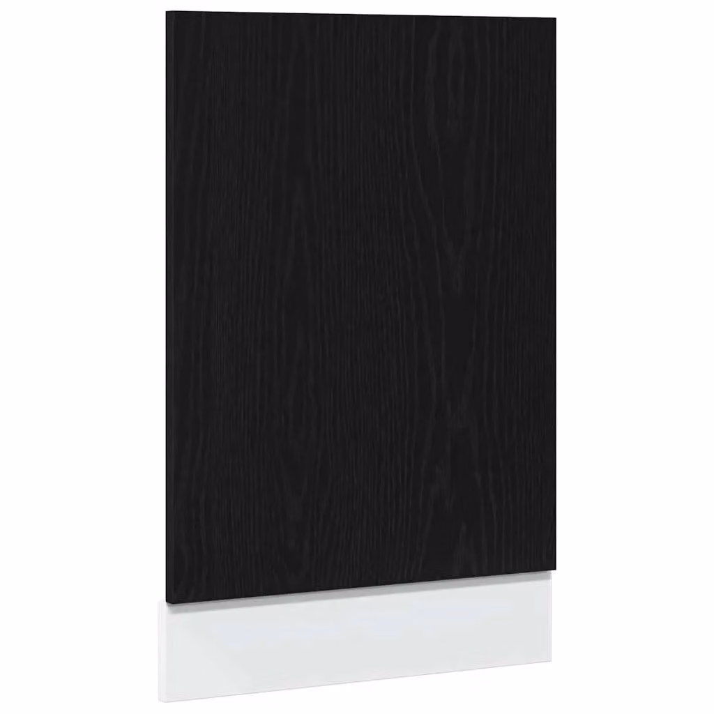 Berkfield Home Dishwasher Panel Lyon Black Oak, Engineered Wood, W/D/H: 45 x 1.5 x 67 cm – 2