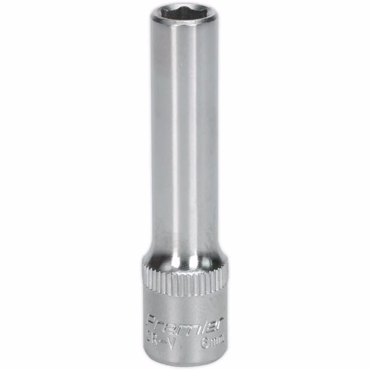 Loops 6mm Deep Drive Socket 1/4 inch Square Drive in Silver Chrome Vanadium – 2
