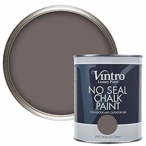 Vintro No Seal Chalk Paint in Grey, 1 Litre