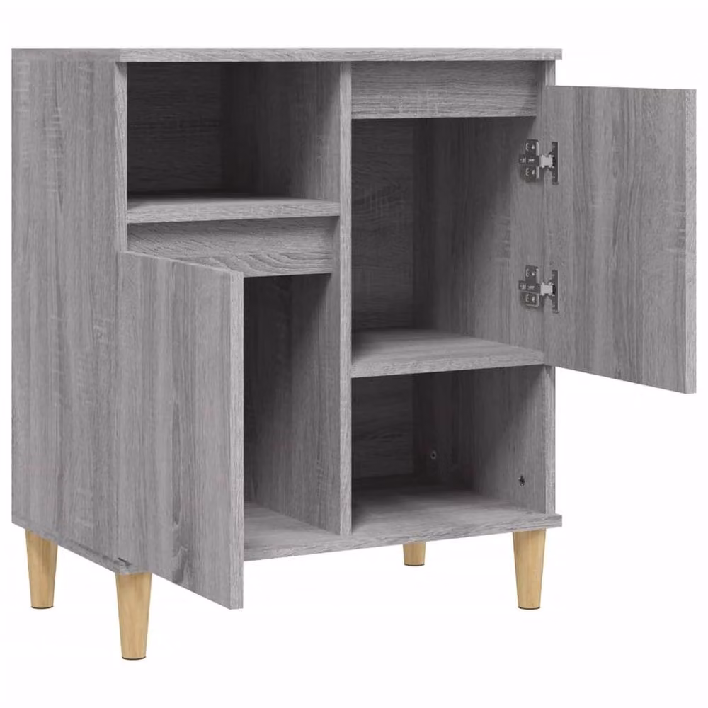 Berkfield Home Grey Sonoma Sideboard in Engineered Wood, W/D/H: 60 x 35 x 70 cm – 4
