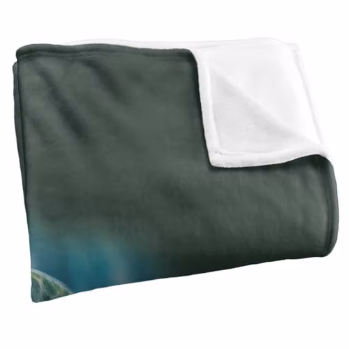 JQ Licensing Manatees Silky Touch Super Soft Fleece Throw Blanket, White, W/D/H: 152 x 127 cm – 2