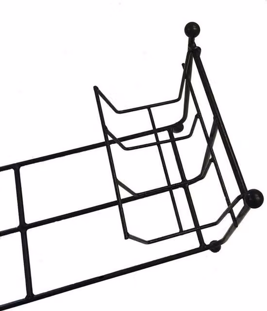 Poppyforge Steel Kindling Basket in Black, Width: 19 cm