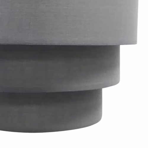 First Choice Lighting Modern Grey Fabric 3 Tier Cylinder Ceiling Light Shades, W/D/H: 24 x 24 x 30 cm – 4