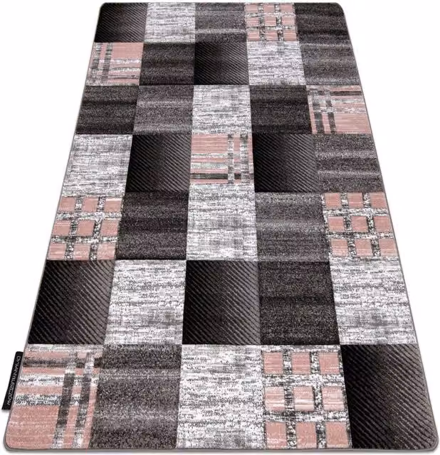 RugsX Alter Geometric Grey Rectangular Rug, W: 80 cm, L: 150 cm