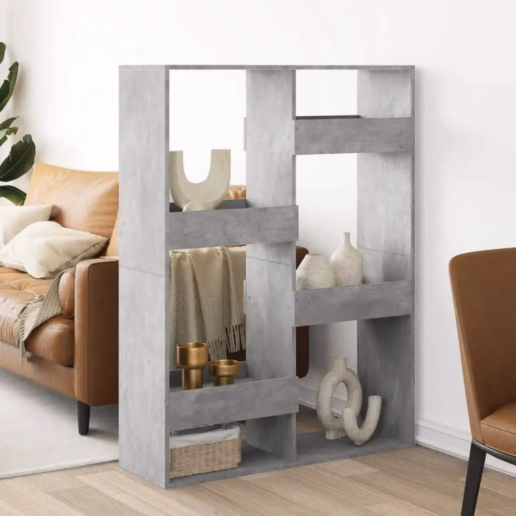 Berkfield Home Grey Room Divider, W/D/H: 100 x 33 x 135 cm – 3