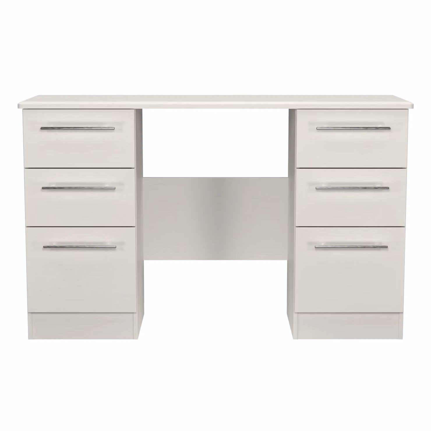 2 U Carlton 6 Drawer Kneehole Desk in Grey – 2