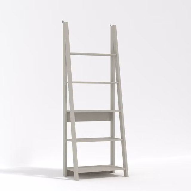 LPD Home Tiva Ladder Bookcase in Grey