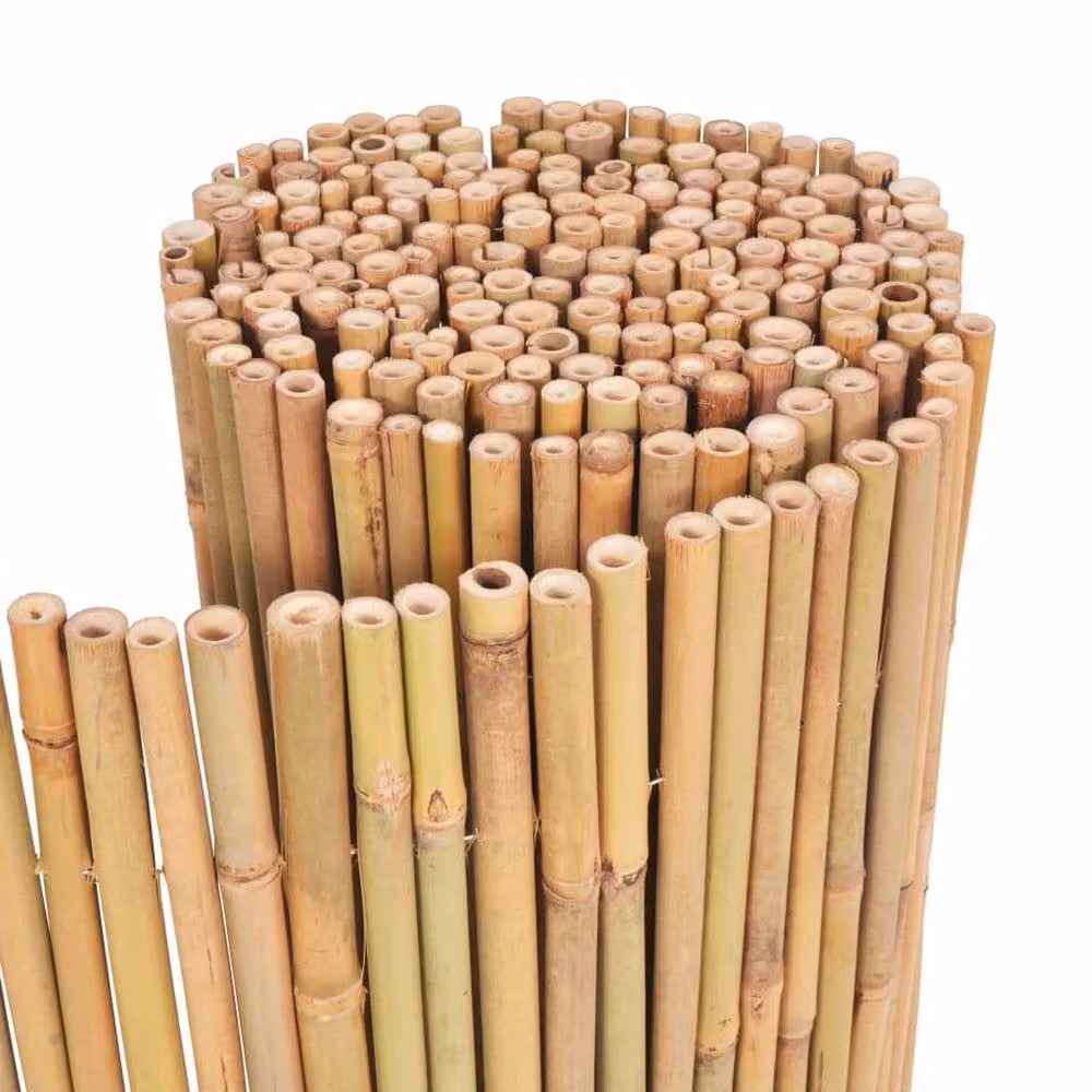Berkfield Home Woven Bamboo Fence Mat, Brown, W: 300 cm, H: 100 cm – 2