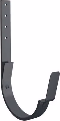Lindab Flex-Fit Half Round Rafter Angle Bracket 180mm in Anthracite Grey Galvanised Steel