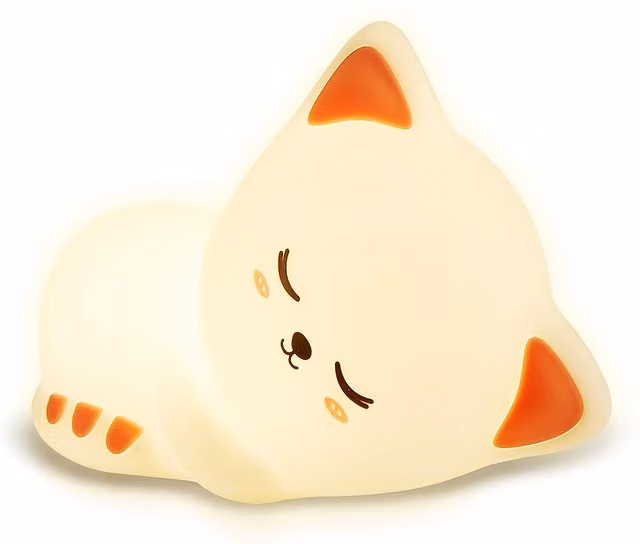 Groov-e LED Cat Night Light in Multi-coloured