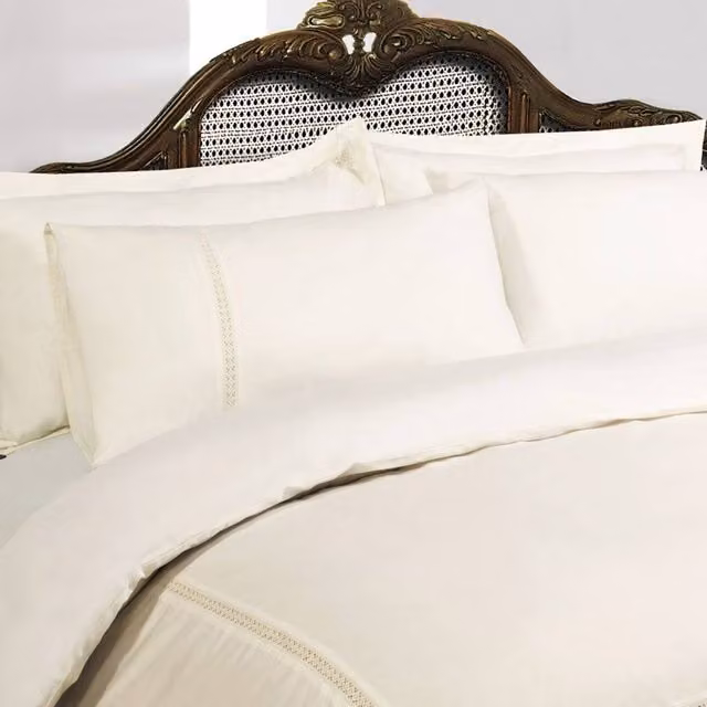 Sweet Dreams Vermont 300 Thread Count 100% Egyptian Cotton Pillowcase in Beige or White
