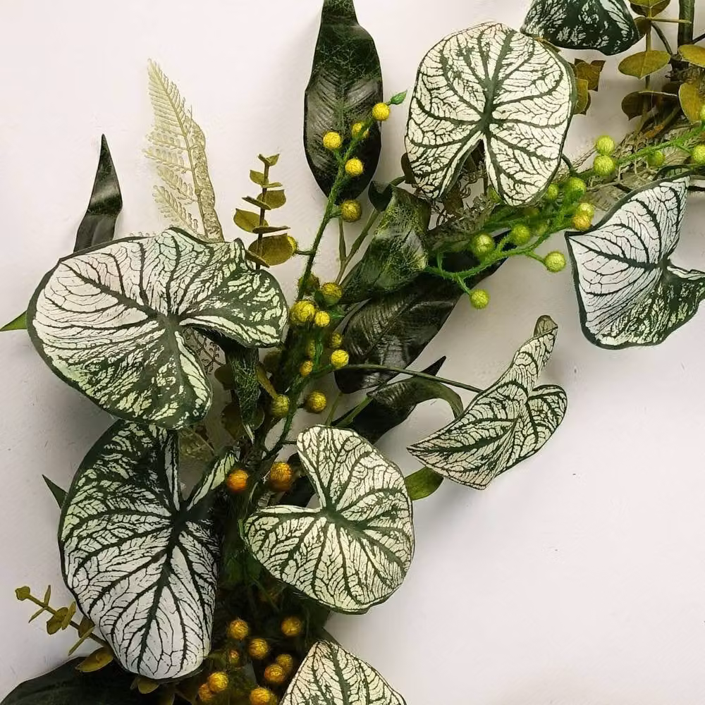 Leaf UK Multicolour Artificial Hanging Plant, Green, Height: 150 cm – 2