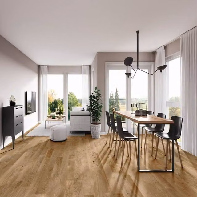 Luvanto Premium Light Sand Wood Effect Glue Down Luxury Vinyl Tile Plank 2.5mm