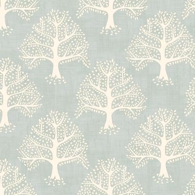 iLiv Great Oak Fabric in Duckegg Blue