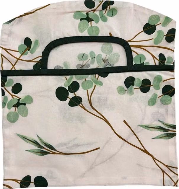 My Laundry Floral Fabric Peg Bag in Multicolour and White