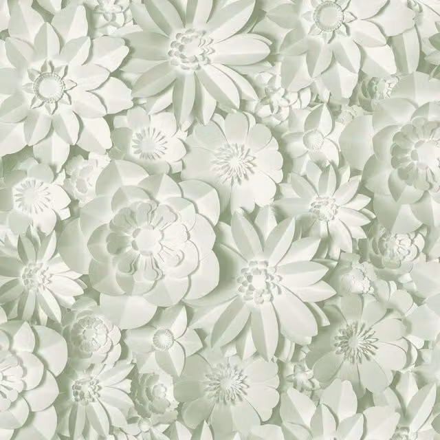 World of Wallpaper Diions Green Floral Botanical Paper Wallpaper