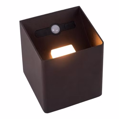Lucide Vertigo Dimmable LED Outdoor Wall Light, Black, IP54 Modern Garden and Terrace Fixture – 3