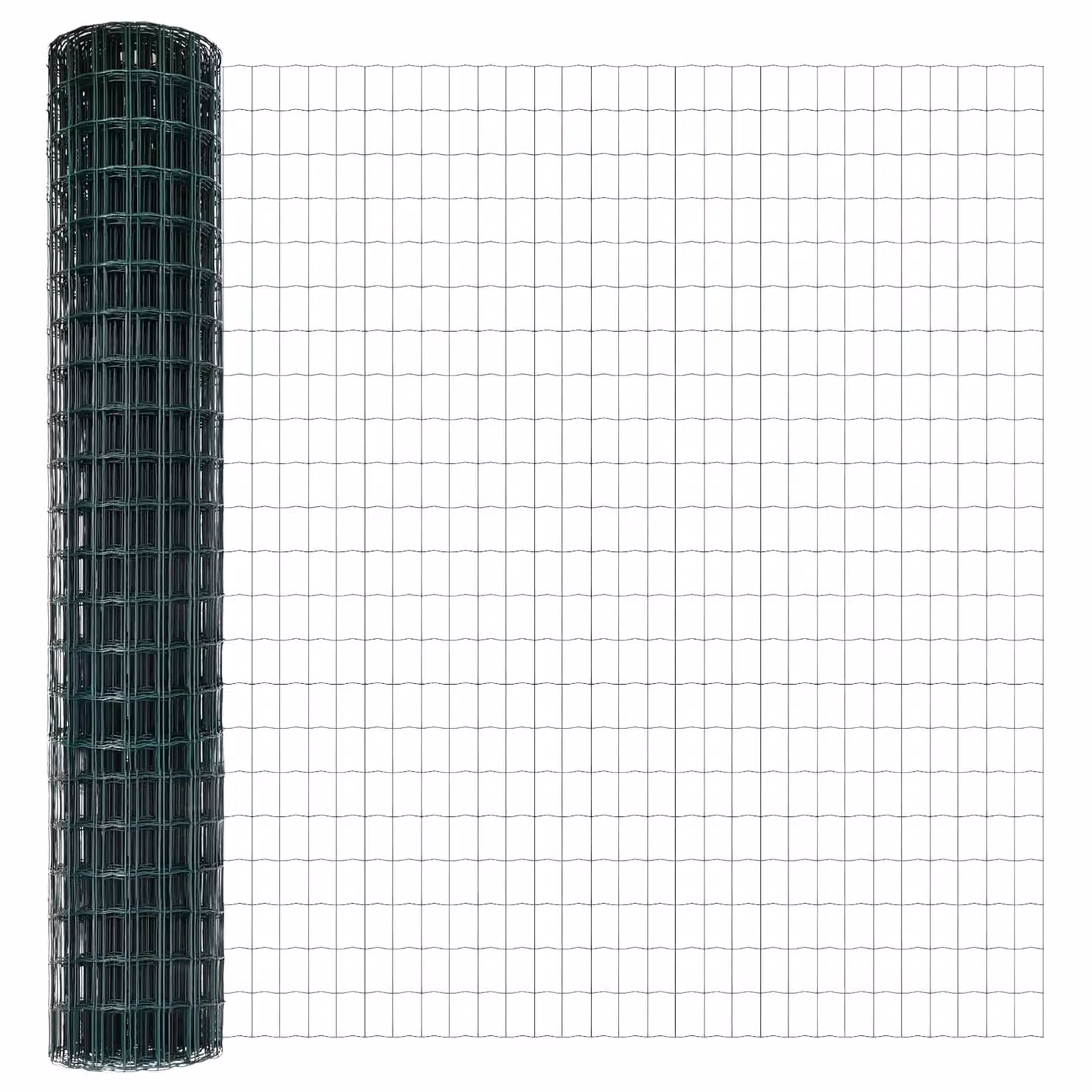 Berkfield Home Euro Fence Green Steel with 5 U Posts, 1.6 x 10 m – 2
