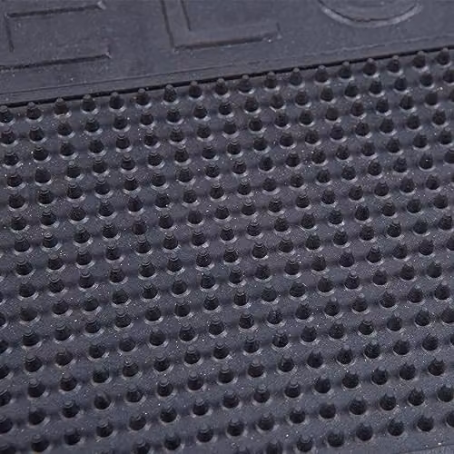 Nicola Spring Heavy Duty Rubber Door Mat, Black, W/D: 60 x 40 cm – 4