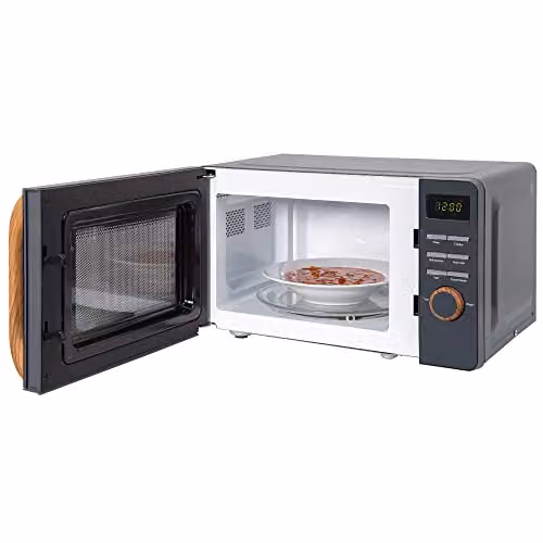 Russell Hobbs 17 L Solo Digital Microwave in Grey with Timer and Automatic Programs – 5