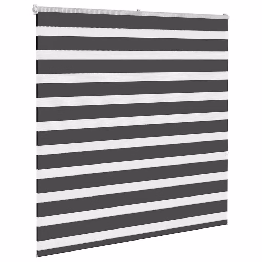 Berkfield Home Black Zebra Day and Night Blind, W: 140 cm, H: 150 cm – 3
